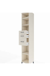 Hyperion Dolap 4 Raflı 3 Çekmeceli 44x44x243 - S64M123V1B
