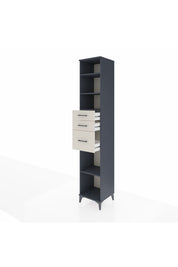 Hyperion Dolap 4 Raflı 3 Çekmeceli 44x44x243 - S64M123V4B