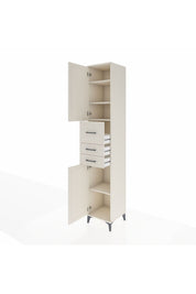 Hyperion Dolap 4 Raflı 3 Çekmeceli 2 Kapaklı 44x44x243 - S64M124V1B