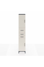 Hyperion Dolap 4 Raflı 3 Çekmeceli 2 Kapaklı 44x44x243 - S64M124V4B