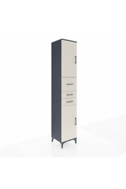 Hyperion Dolap 4 Raflı 3 Çekmeceli 2 Kapaklı 44x44x243 - S64M124V4B