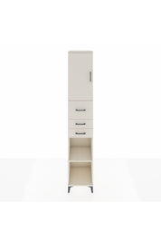 Hyperion Dolap 4 Raflı 3 Çekmeceli Tek Kapaklı 44x44x243 - S64M125V1B