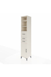 Hyperion Dolap 4 Raflı 3 Çekmeceli Tek Kapaklı 44x44x243 - S64M126V1B