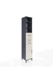 Hyperion Dolap 4 Raflı 3 Çekmeceli Tek Kapaklı 44x44x243 - S64M126V4B