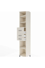 Hyperion Dolap 4 Raflı 3 Çekmeceli 44x44x243 - S64M127V1B
