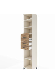 Hyperion Dolap 4 Raflı 3 Çekmeceli 44x44x243 - S64M127V3B