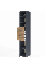 Hyperion Dolap 4 Raflı 3 Çekmeceli 44x44x243 - S64M127V6B