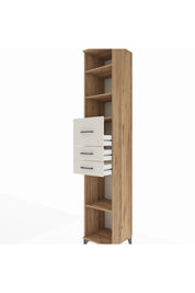 Hyperion Dolap 4 Raflı 3 Çekmeceli 44x44x243 - S64M127V7B