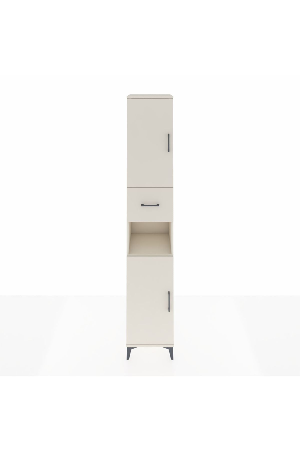 Hyperion Dolap 5 Raflı Tek Çekmeceli 2 Kapaklı 44x44x243 - S64M128V1B