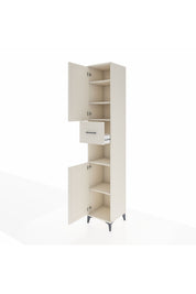 Hyperion Dolap 5 Raflı Tek Çekmeceli 2 Kapaklı 44x44x243 - S64M128V1B