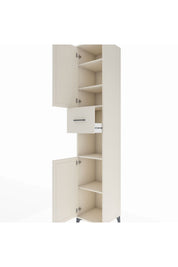 Hyperion Dolap 5 Raflı Tek Çekmeceli 2 Kapaklı 44x44x243 - S64M128V1B