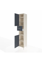 Hyperion Dolap 5 Raflı Tek Çekmeceli 2 Kapaklı 44x44x243 - S64M128V2B