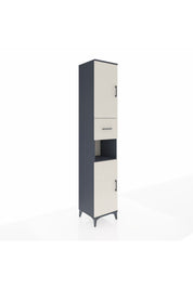 Hyperion Dolap 5 Raflı Tek Çekmeceli 2 Kapaklı 44x44x243 - S64M128V4B