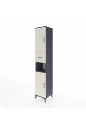 Hyperion Dolap 5 Raflı Tek Çekmeceli 2 Kapaklı 44x44x243 - S64M128V4B