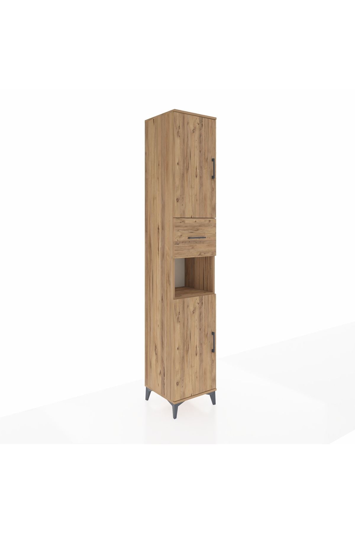 Hyperion Dolap 5 Raflı Tek Çekmeceli 2 Kapaklı 44x44x243 - S64M128V9B
