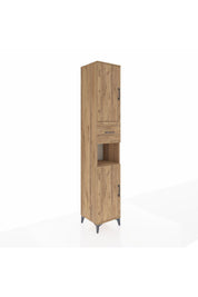 Hyperion Dolap 5 Raflı Tek Çekmeceli 2 Kapaklı 44x44x243 - S64M128V9B