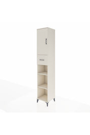 Hyperion Dolap 5 Raflı Tek Çekmeceli Tek Kapaklı 44x44x243 - S64M129V1B