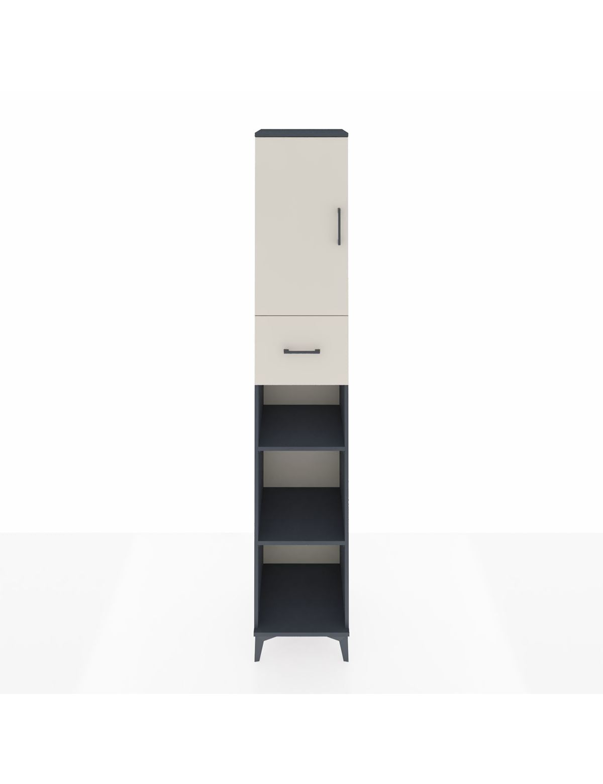 Hyperion Dolap 5 Raflı Tek Çekmeceli Tek Kapaklı 44x44x243 - S64M129V4B