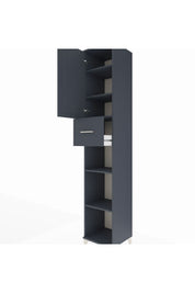 Hyperion Dolap 5 Raflı Tek Çekmeceli Tek Kapaklı 44x44x243 - S64M129V5B