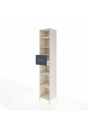 Hyperion Dolap 5 Raflı Tek Çekmeceli 44x44x243 - S64M131V2B