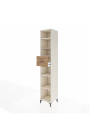 Hyperion Dolap 5 Raflı Tek Çekmeceli 44x44x243 - S64M131V3B