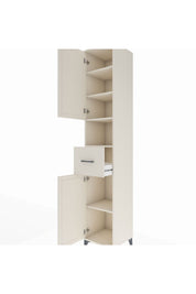 Hyperion Dolap 5 Raflı Tek Çekmeceli 2 Kapaklı 44x44x243 - S64M132V1B
