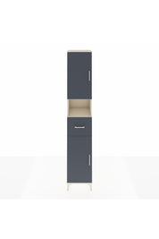 Hyperion Dolap 5 Raflı Tek Çekmeceli 2 Kapaklı 44x44x243 - S64M132V2B