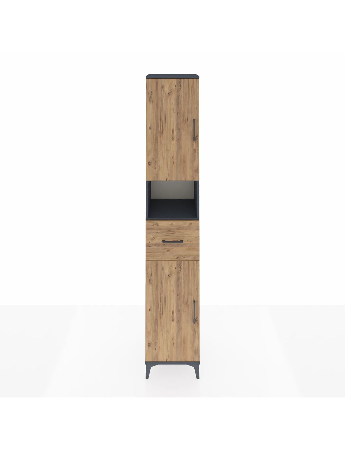 Hyperion Dolap 5 Raflı Tek Çekmeceli 2 Kapaklı 44x44x243 - S64M132V6B