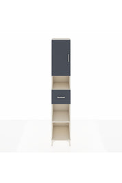 Hyperion Dolap 5 Raflı Tek Çekmeceli Tek Kapaklı 44x44x243 - S64M133V2B