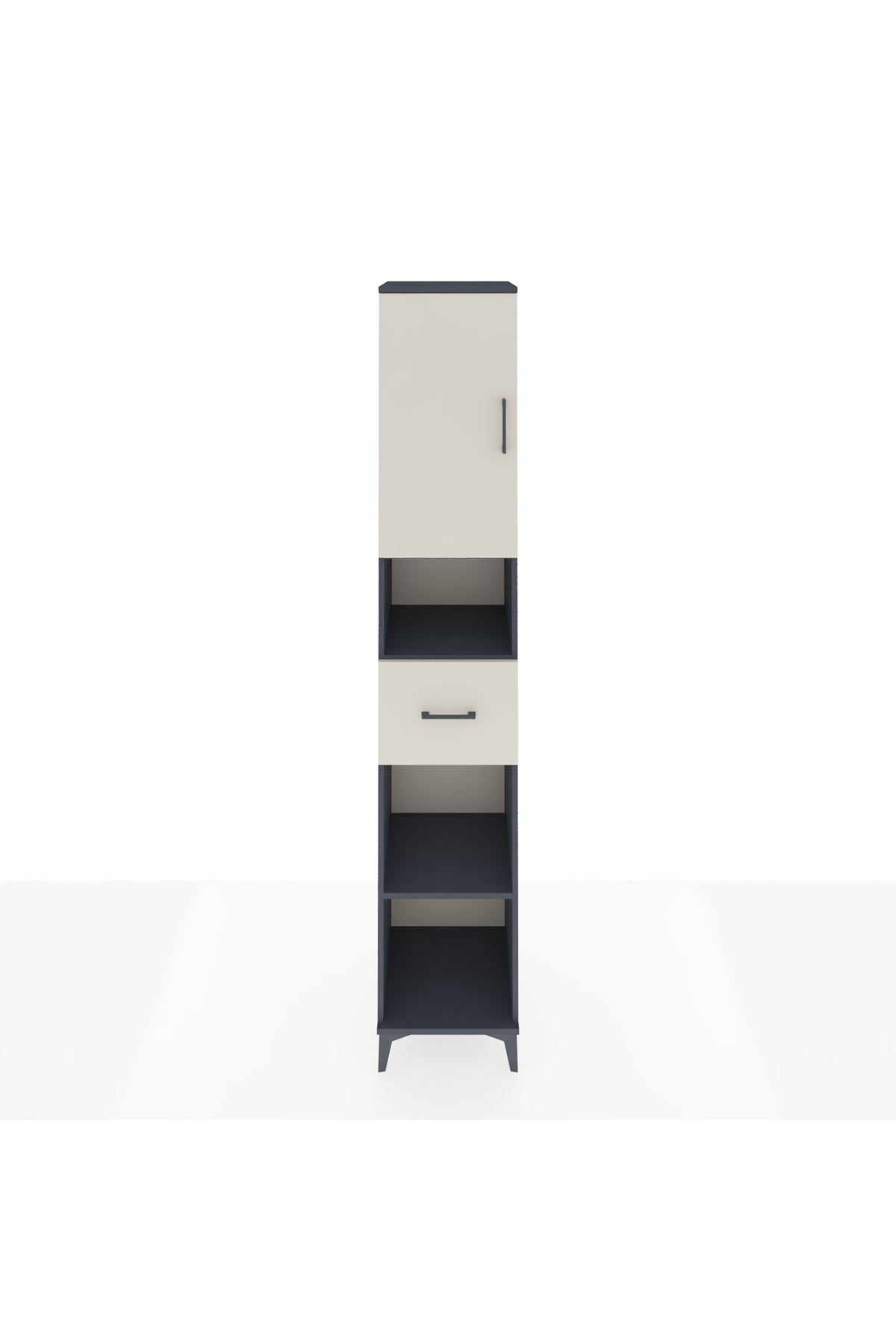 Hyperion Dolap 5 Raflı Tek Çekmeceli Tek Kapaklı 44x44x243 - S64M133V4B