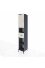 Hyperion Dolap 5 Raflı Tek Çekmeceli Tek Kapaklı 44x44x243 - S64M133V4B