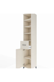 Hyperion Dolap 5 Raflı Tek Çekmeceli Tek Kapaklı 44x44x243 - S64M134V1B