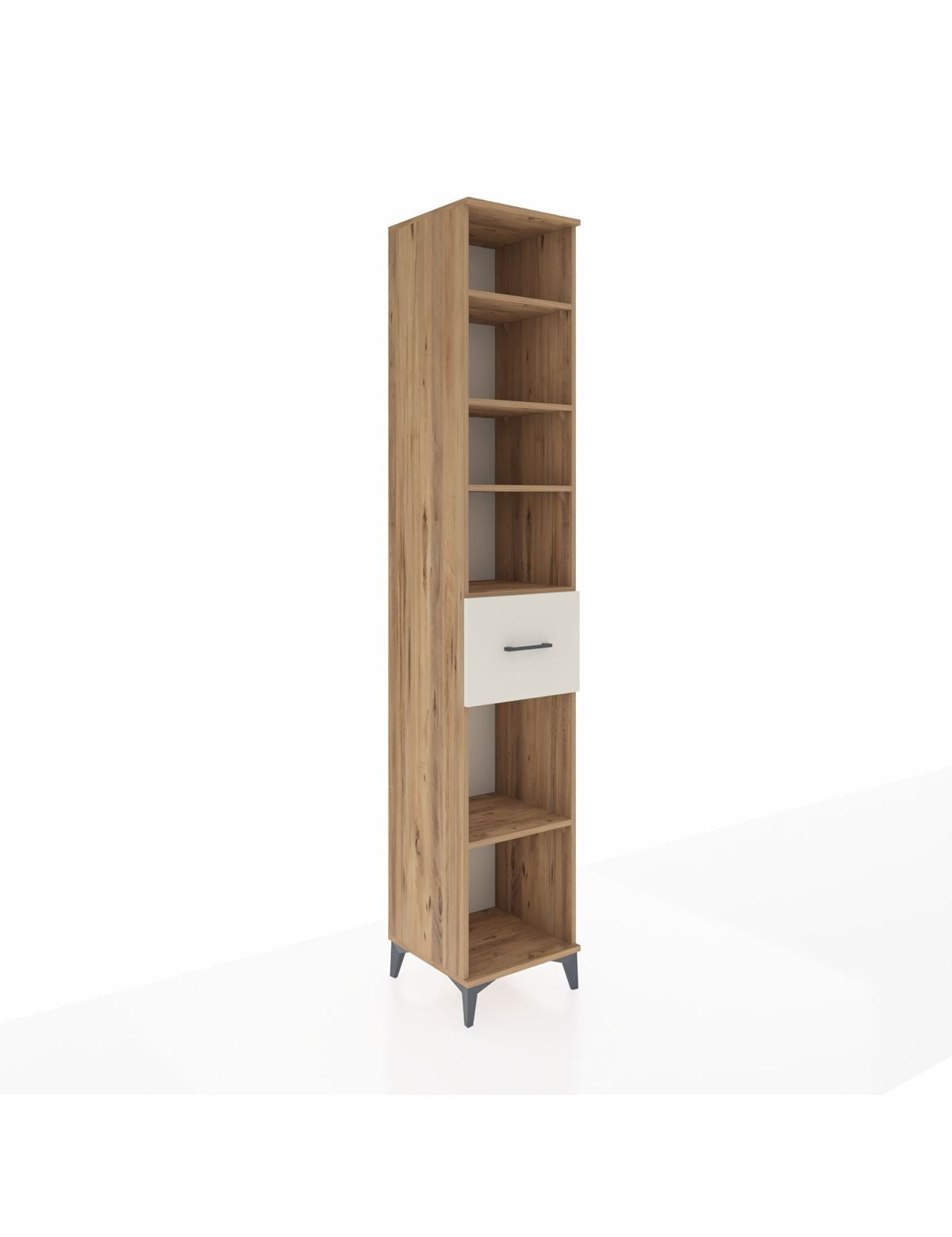 Hyperion Dolap 5 Raflı Tek Çekmeceli 44x44x243 - S64M135V7B
