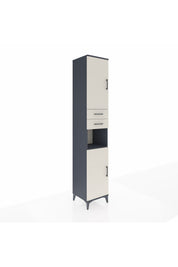Hyperion Dolap 5 Raflı 2 Çekmeceli 2 Kapaklı 44x44x243 - S64M136V4B