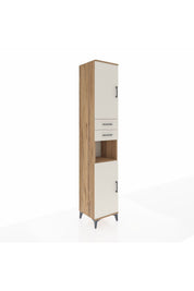 Hyperion Dolap 5 Raflı 2 Çekmeceli 2 Kapaklı 44x44x243 - S64M136V7B