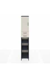 Hyperion Dolap 5 Raflı 2 Çekmeceli Tek Kapaklı 44x44x243 - S64M137V4B