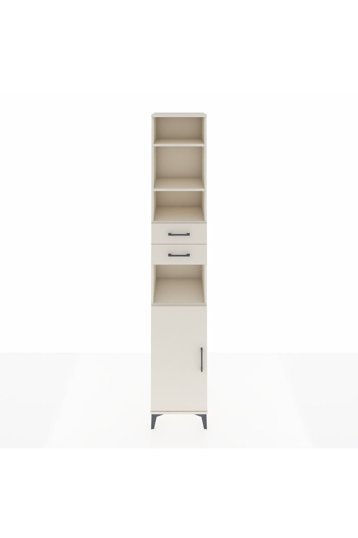 Hyperion Dolap 5 Raflı 2 Çekmeceli Tek Kapaklı 44x44x243 - S64M138V1B