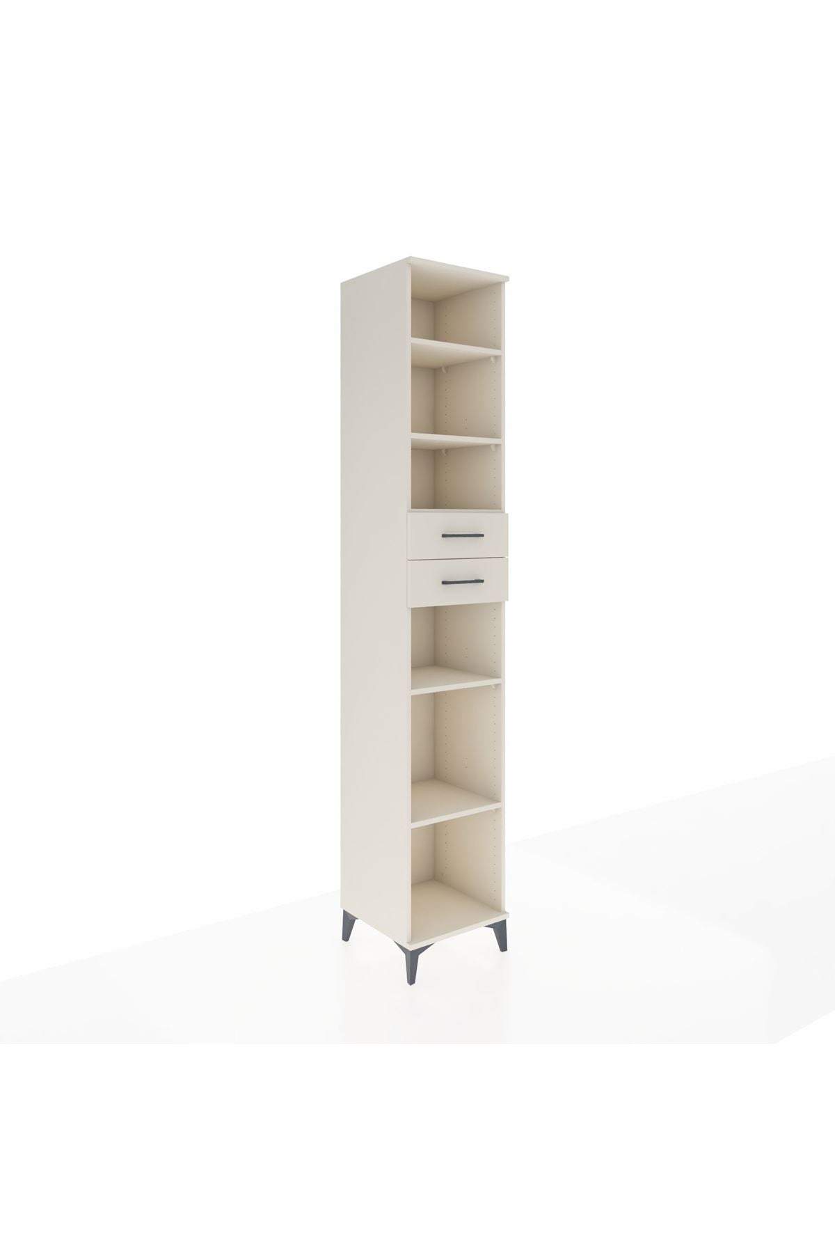 Hyperion Dolap 5 Raflı 2 Çekmeceli 44x44x243 - S64M139V1B
