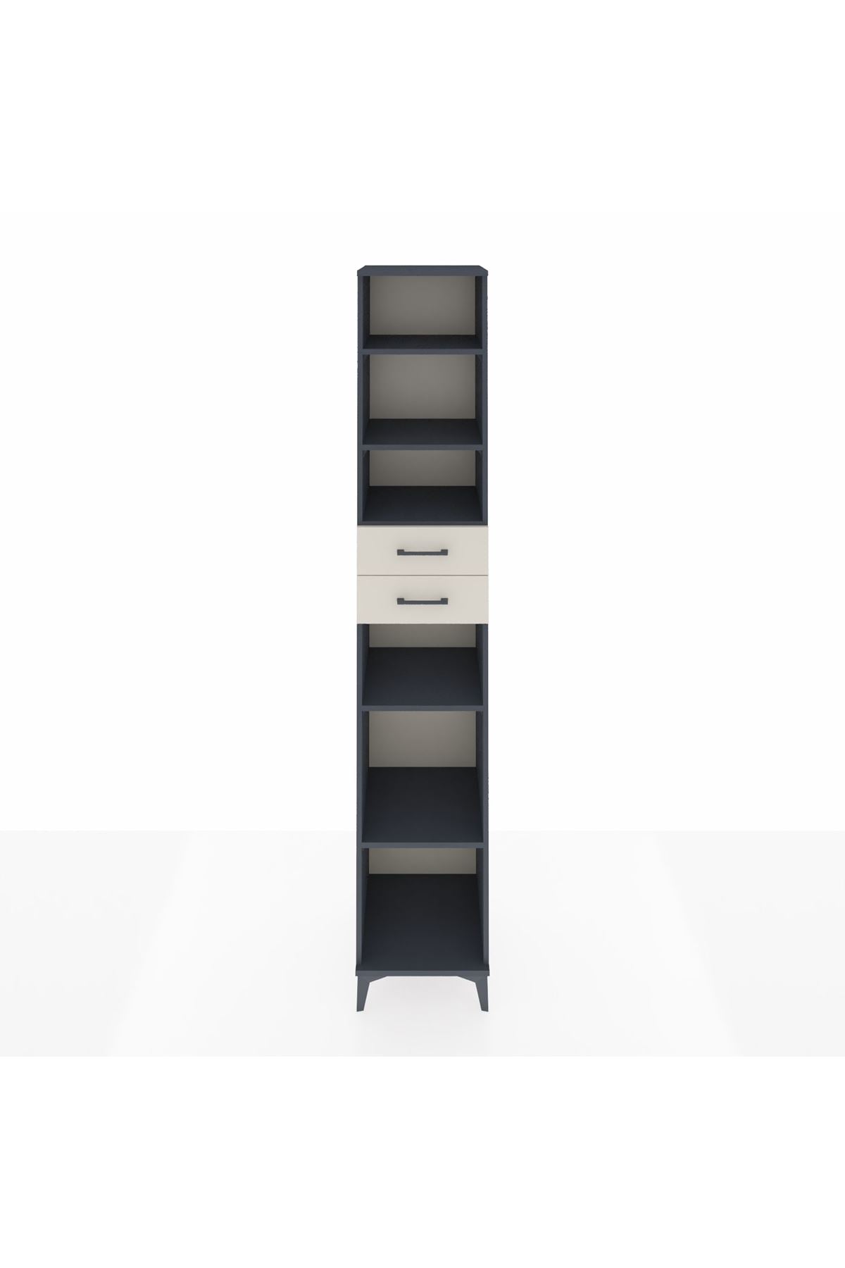 Hyperion Dolap 5 Raflı 2 Çekmeceli 44x44x243 - S64M139V4B