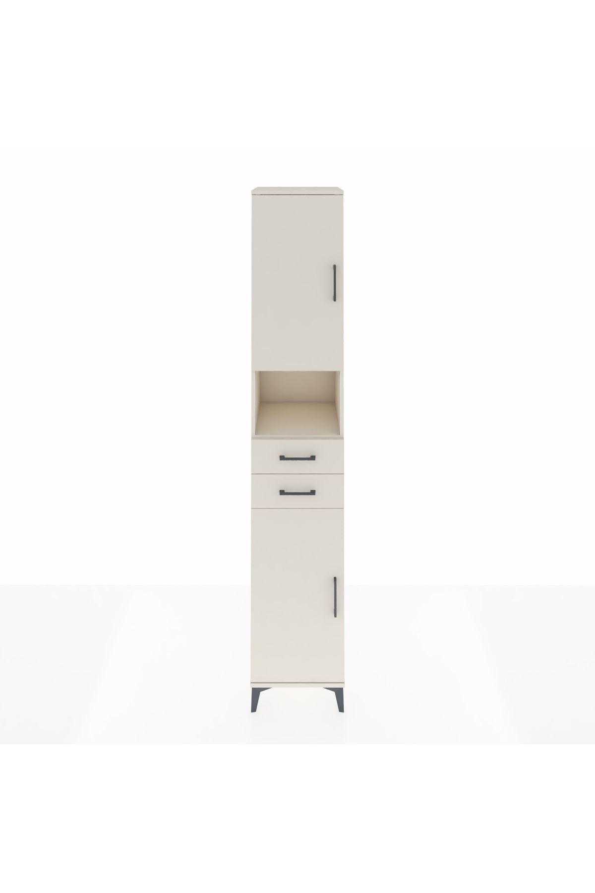 Hyperion Dolap 5 Raflı 2 Çekmeceli 2 Kapaklı 44x44x243 - S64M140V1B