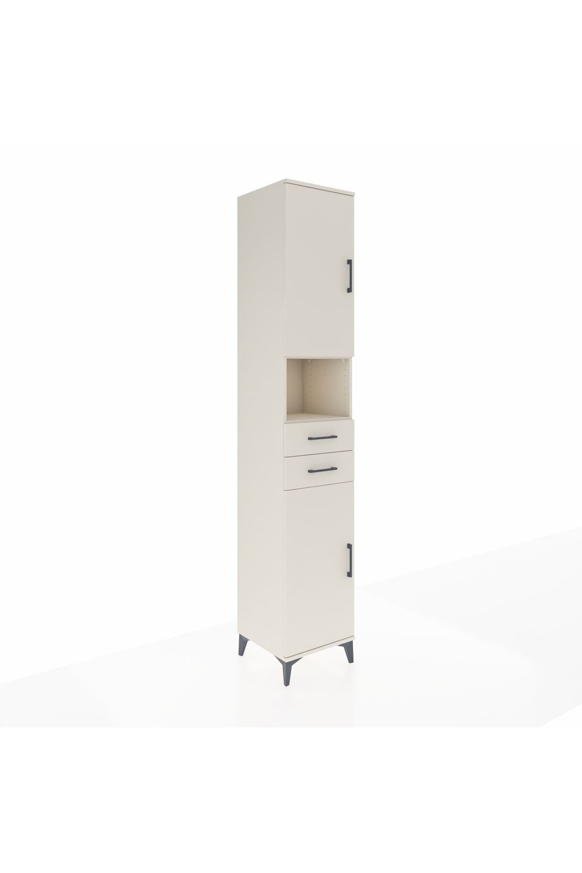 Hyperion Dolap 5 Raflı 2 Çekmeceli 2 Kapaklı 44x44x243 - S64M140V1B