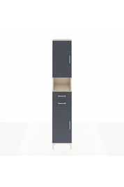 Hyperion Dolap 5 Raflı 2 Çekmeceli 2 Kapaklı 44x44x243 - S64M140V2B