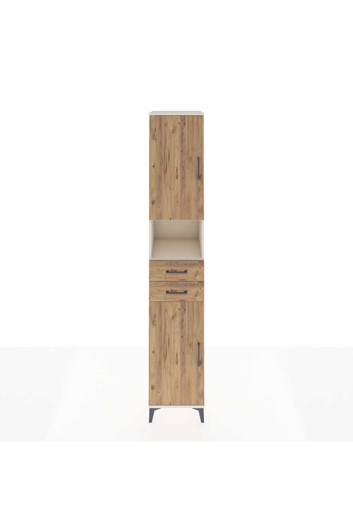 Hyperion Dolap 5 Raflı 2 Çekmeceli 2 Kapaklı 44x44x243 - S64M140V3B
