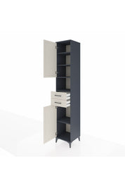 Hyperion Dolap 5 Raflı 2 Çekmeceli 2 Kapaklı 44x44x243 - S64M140V4B