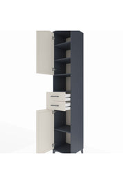 Hyperion Dolap 5 Raflı 2 Çekmeceli 2 Kapaklı 44x44x243 - S64M140V4B