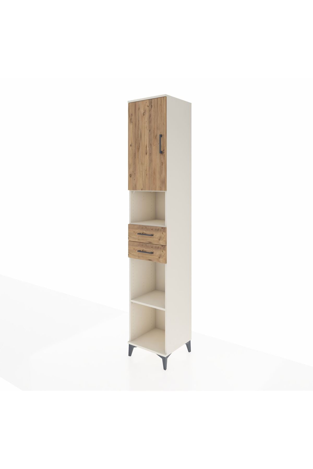 Hyperion Dolap 5 Raflı 2 Çekmeceli Tek Kapaklı 44x44x243 - S64M141V3B