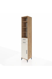 Hyperion Dolap 5 Raflı 2 Çekmeceli Tek Kapaklı 44x44x243 - S64M142V7B