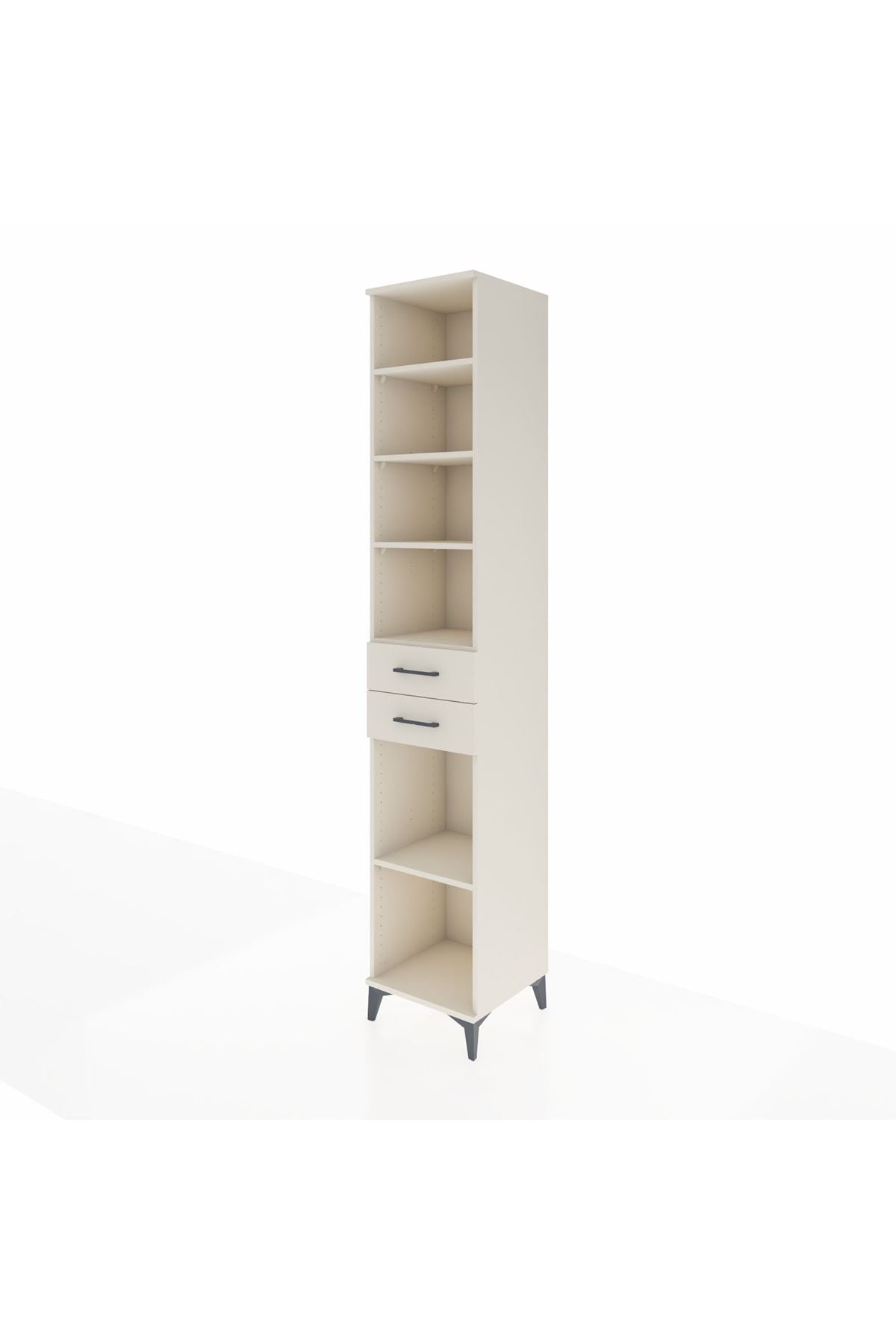 Hyperion Dolap 5 Raflı 2 Çekmeceli 44x44x243 - S64M143V1B