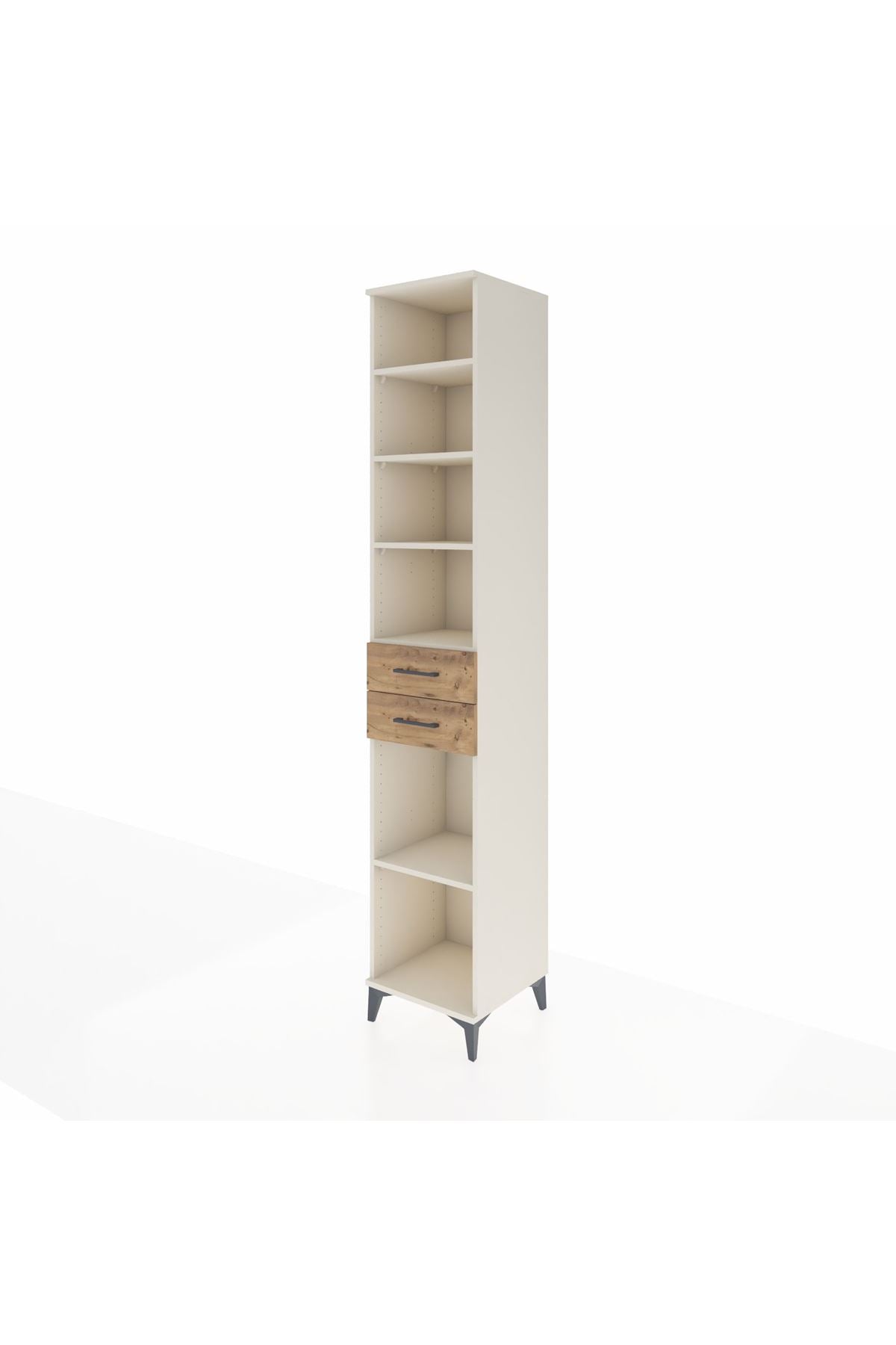Hyperion Dolap 5 Raflı 2 Çekmeceli 44x44x243 - S64M143V3B