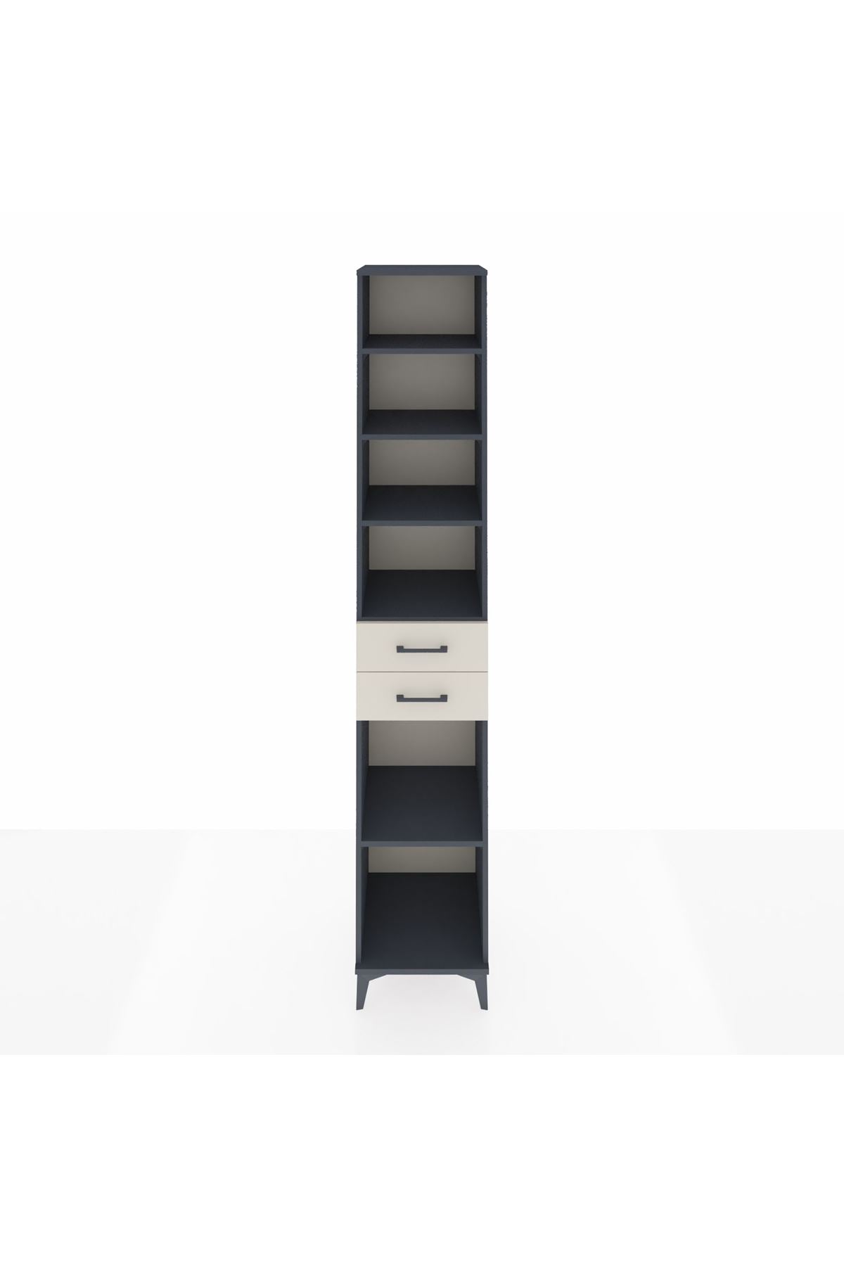 Hyperion Dolap 5 Raflı 2 Çekmeceli 44x44x243 - S64M143V4B